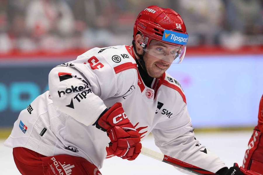 Třinecký útočník Marko Daňo.