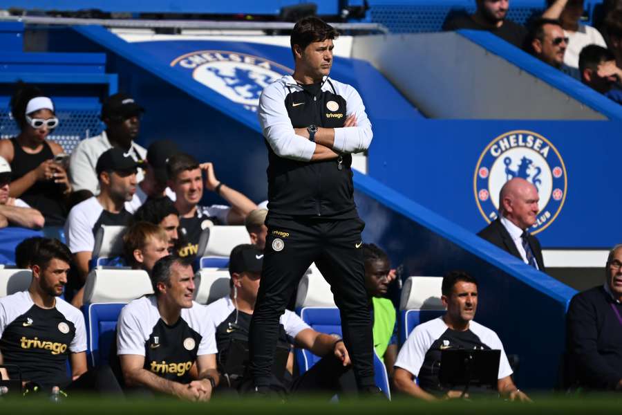 Mauricio Pochettino tijdens Chelsea - Nottingham