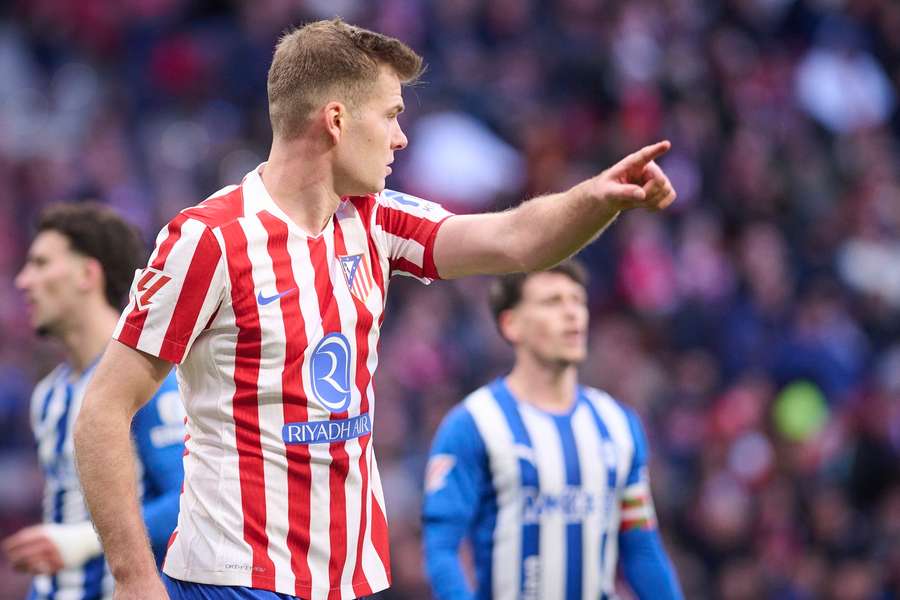 Alexander Sorloth of Atletico Madrid.
