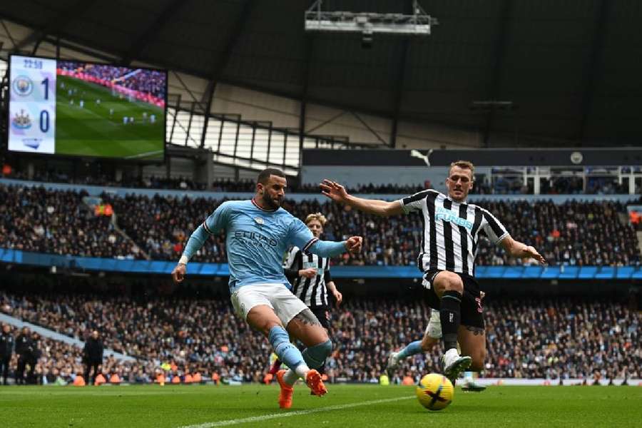 Kyle Walker a fost titular pentru City în derby-ul câștigat împotriva lui Newcastle