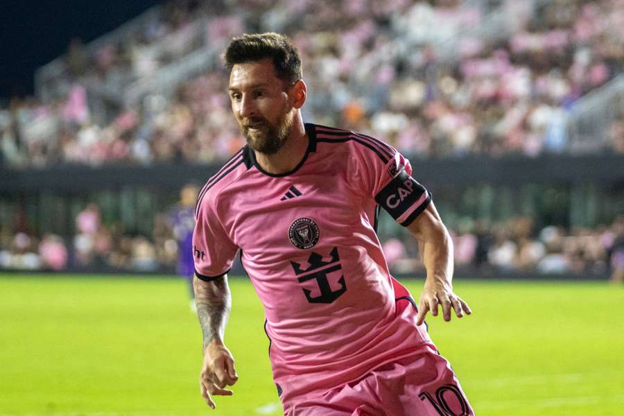 Messi in action for Miami
