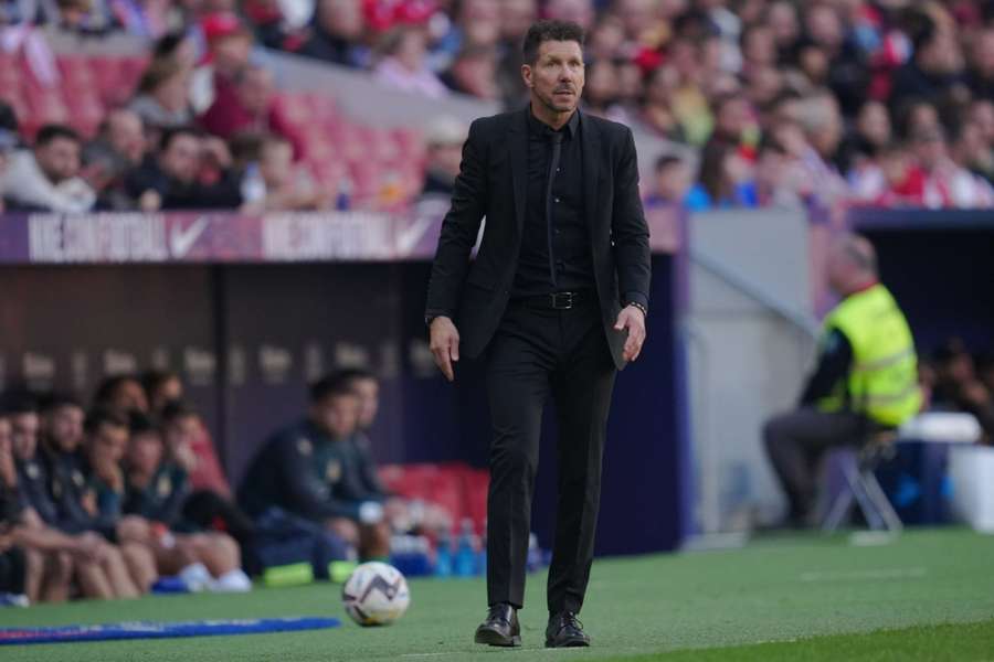 Diego Simeone, entrenador del Atlético de Madrid