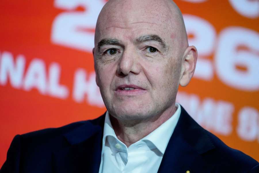 FIFA president Gianni Infantino during the 2026 World Cup FIFA president Gianni Infantino during the 2026 World Cup