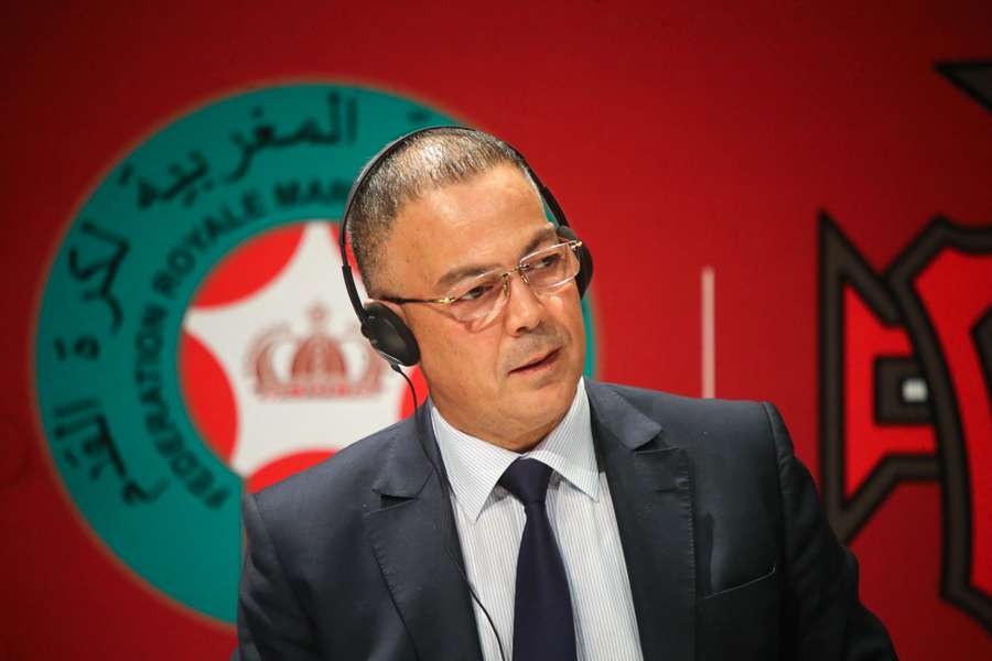  Faouzi Lakjaa, presidente de la Federación de Marruecos.