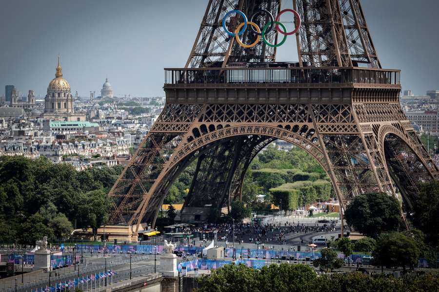 La Tour Eiffel ce mercredi.