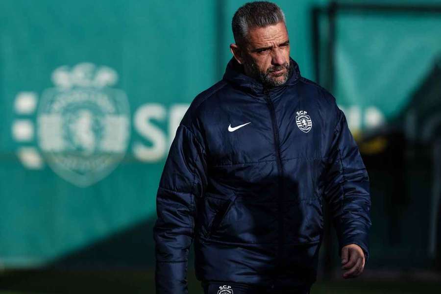 Rui Borges, treinador do Sporting