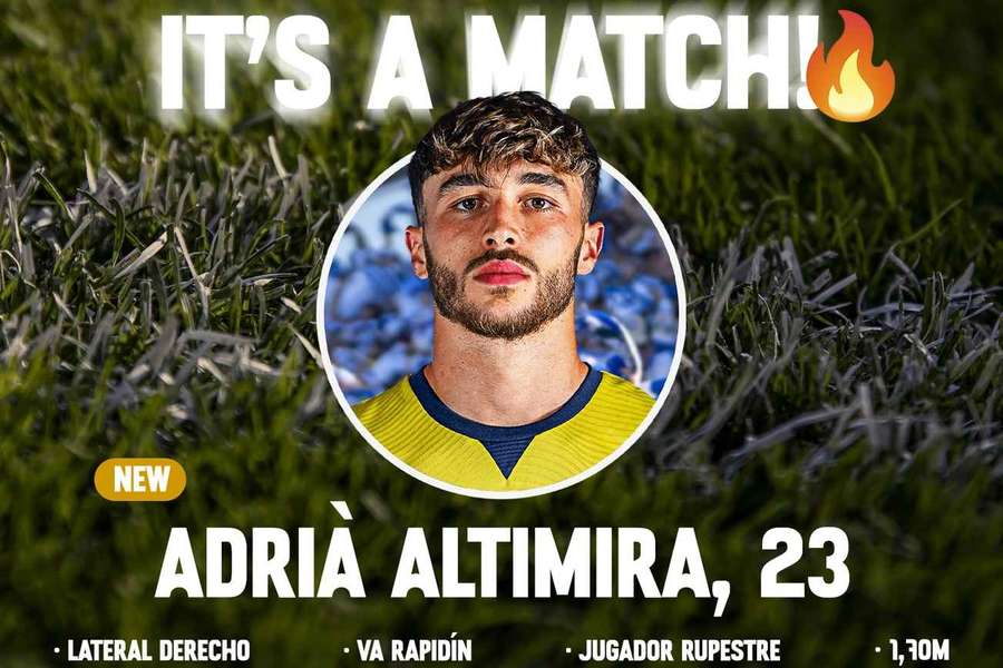 Adrià Altimira apresentado no Leganés