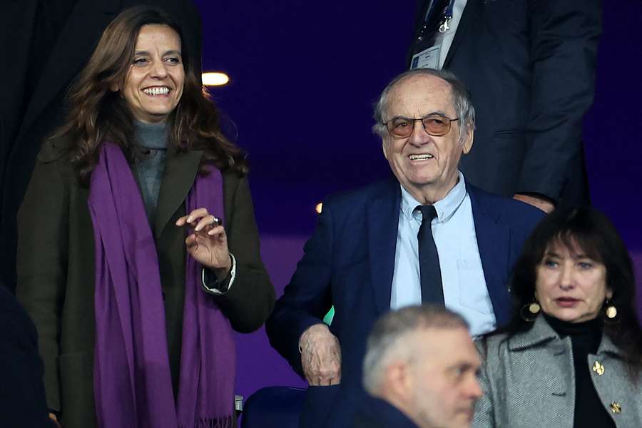 Noël Le Graët au Stade de France lors de France - Israël en Ligue des nations.