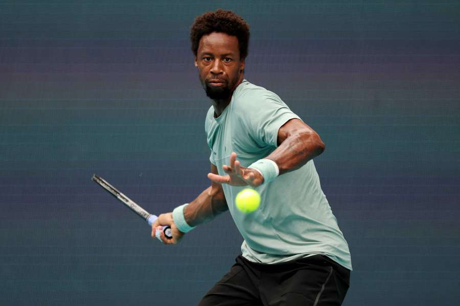 Gaël Monfils lors du Masters 1000 de Miami.