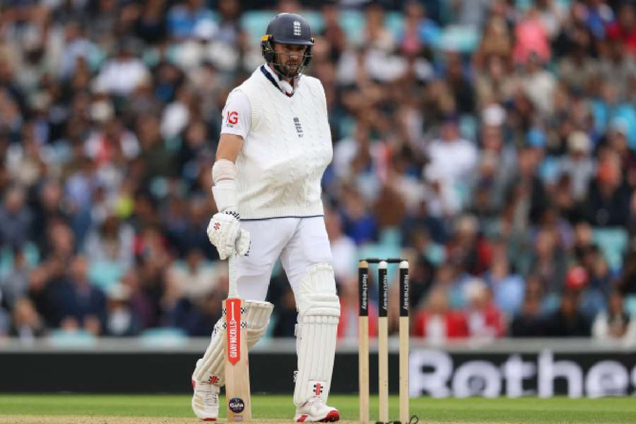 Chris Woakes in action for England
