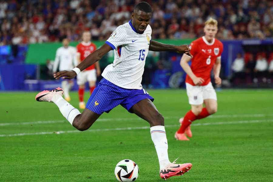 Marcus Thuram in action for France