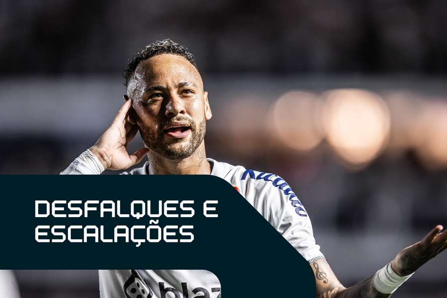 Neymar ainda não reúne condições de jogo e desfalca Santos na estreia da Série A