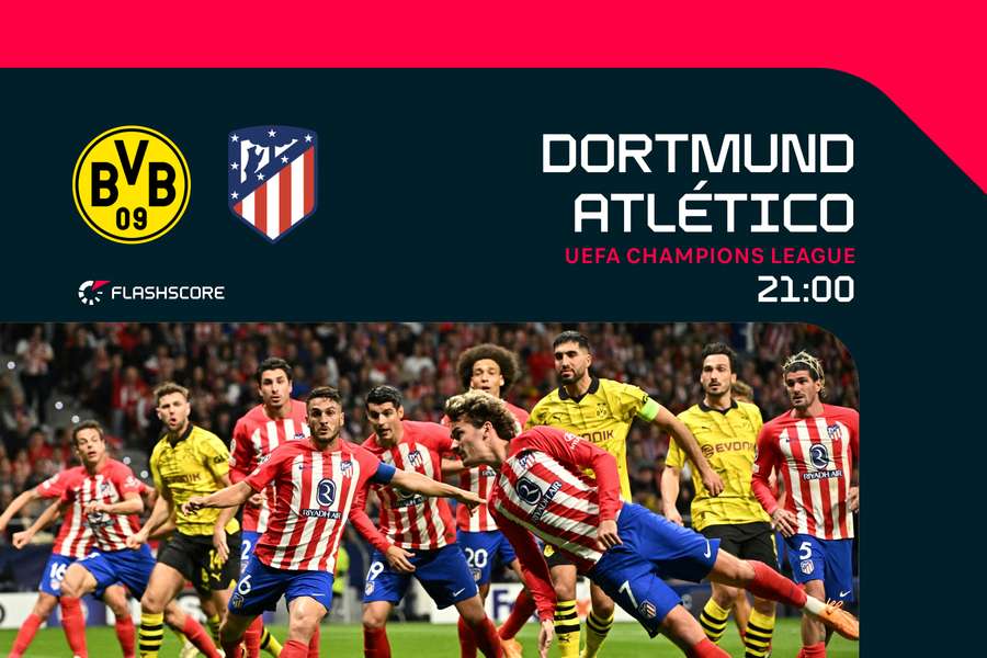 El Atlético, a conservar la ventaja en Dortmund.