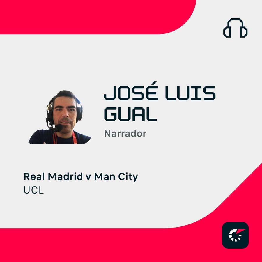 La narración del Real Madrid-Manchester City, por José Luis Gual La narración del Real Madrid-Manchester City, por José Luis Gual