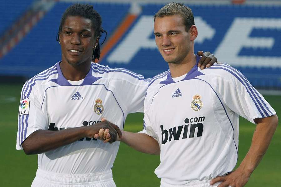 Royston Drenthe e Wesley Sneijder trocaram a Eredivisie pelo Real Madrid em 2007