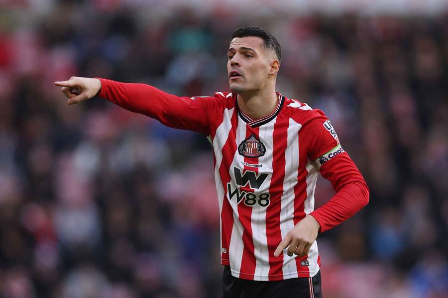 Sunderland captain Granit Xhaka Sunderland captain Granit Xhaka