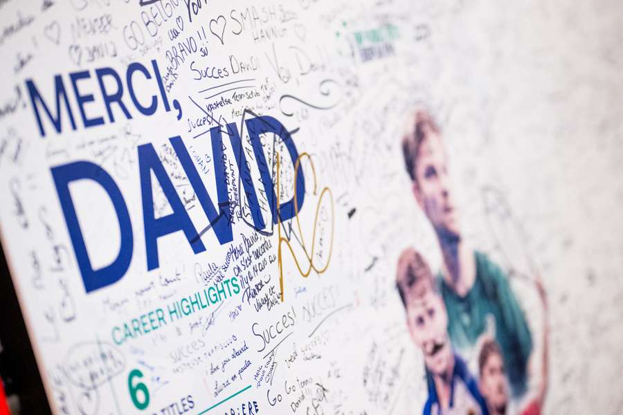 Mesaje de mulțumire pentru David Goffin la Bruxelles Mesaje de mulțumire pentru David Goffin la Bruxelles