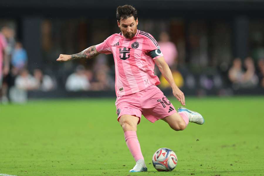 Lionel Messi avec l'Inter Miami.