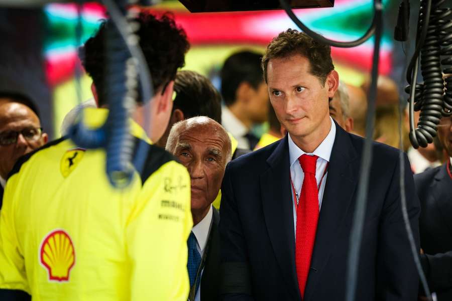 John Elkann beim Monza-GP im September 2022