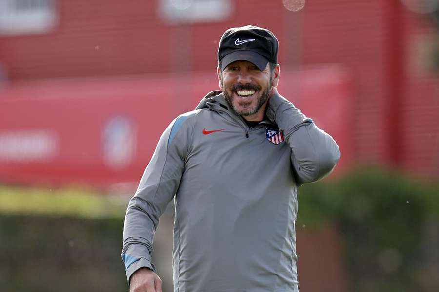Diego Pablo Simeone, treinador do Atlético Madrid