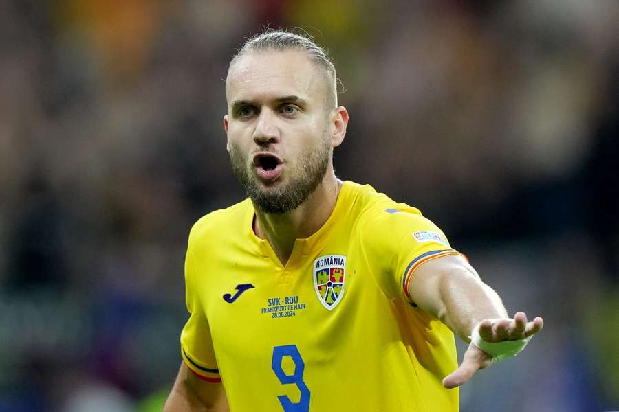 George Pușcaș a evoluat doar 8 minute pentru naționala României în primele două etape din Nations League