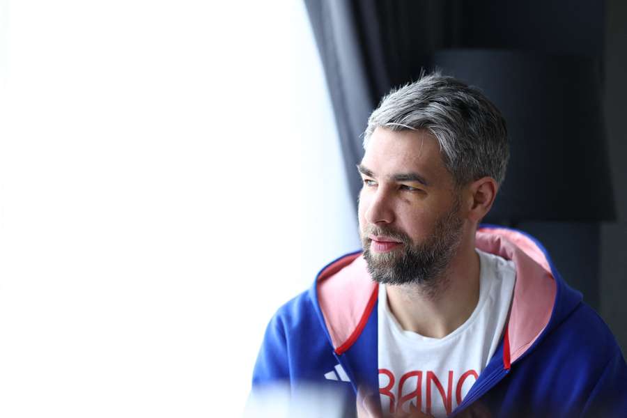 Luka Karabatic photographié lors du Mondial 2025.