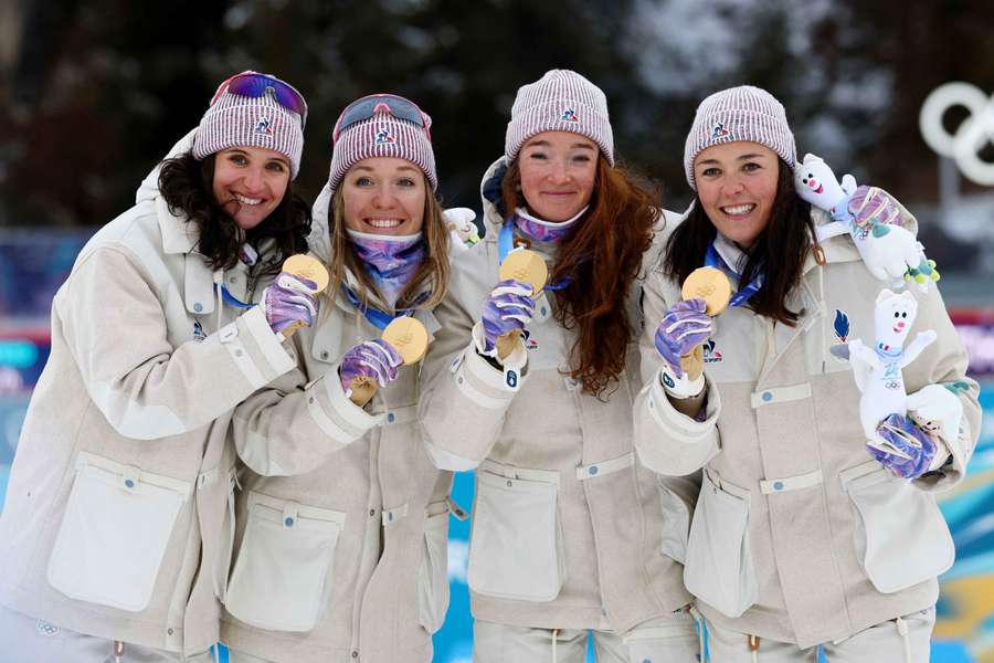 Quatre Bleues en or !