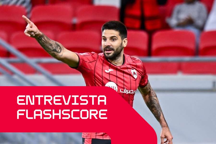 Aleksandar Mitrovic representa o Al Rayyan