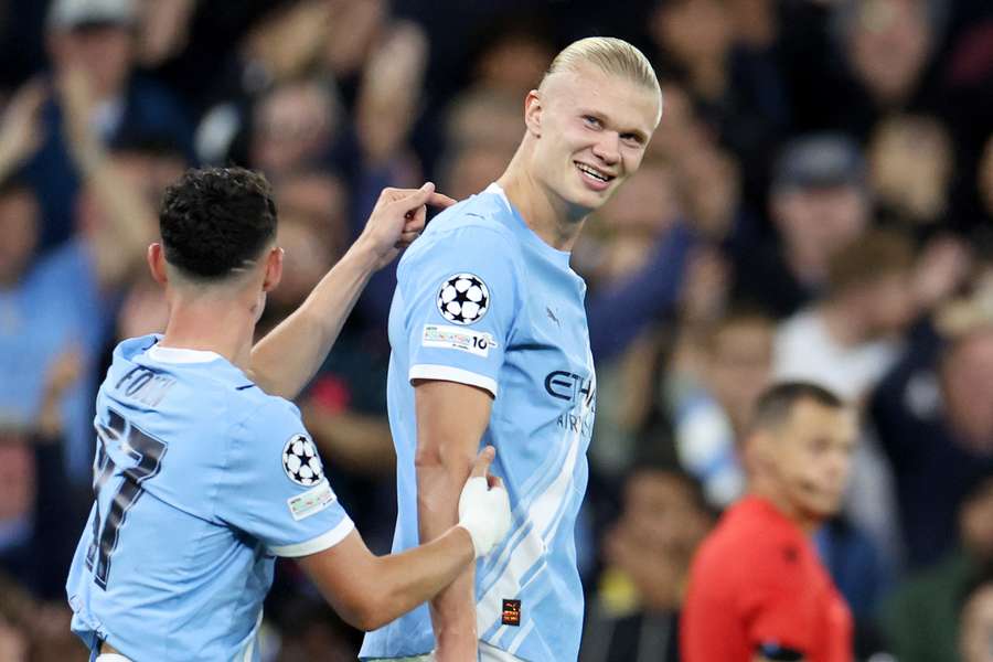 Haaland fez seu 50º gol na Champions em Manchester City x Napoli