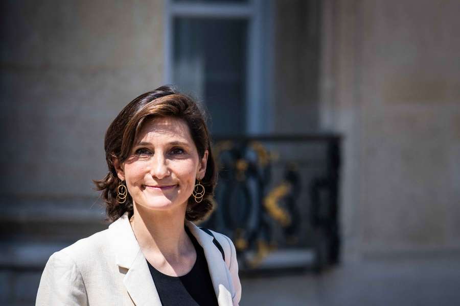 De Franse sportminster Amélie Oudéa-Castéra