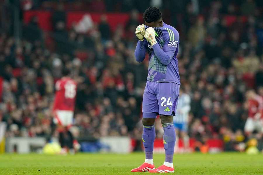 Onana sa proti Brightonu nevyznamenal. 