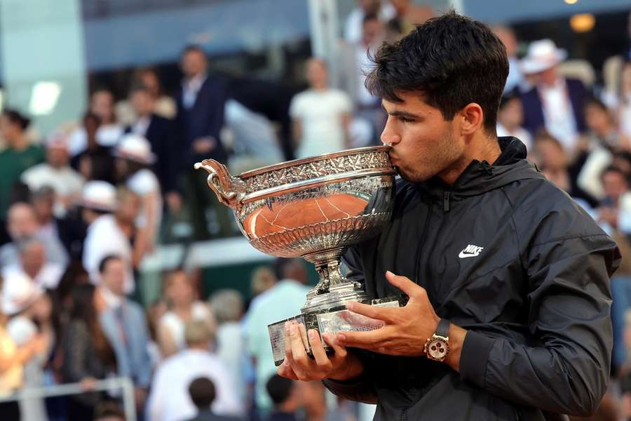 Carlos Alcaraz was twee maanden oud toen zijn coach Juan Carlos Ferrero het toernooi won