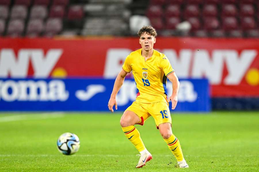Kevin Ciubotaru în tricoul naționalei U21 Kevin Ciubotaru în tricoul naționalei U21