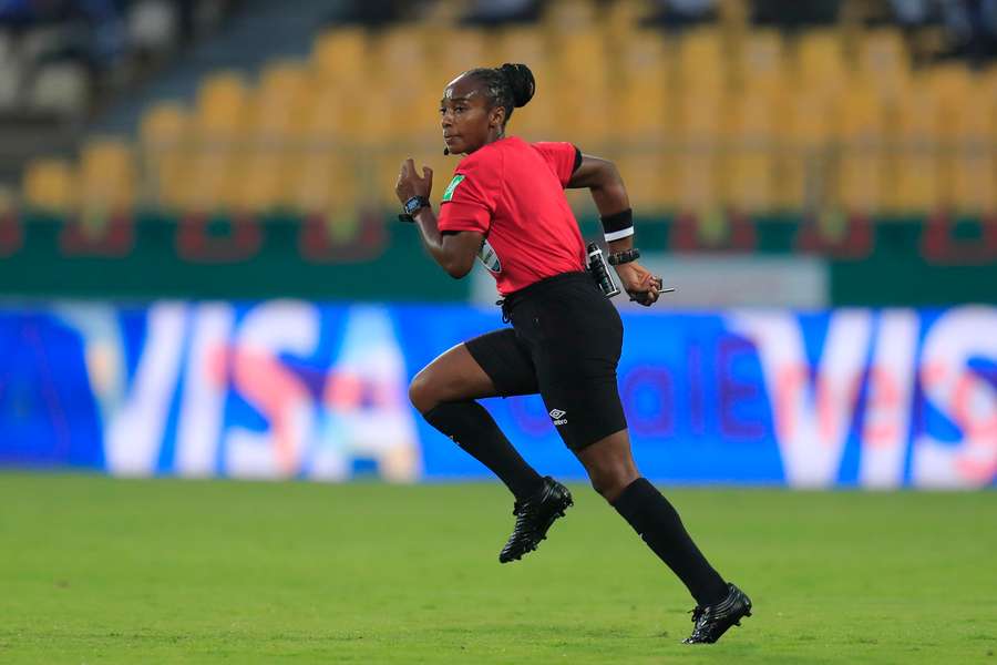 Salima Mukansanga will referee during the men's World Cup