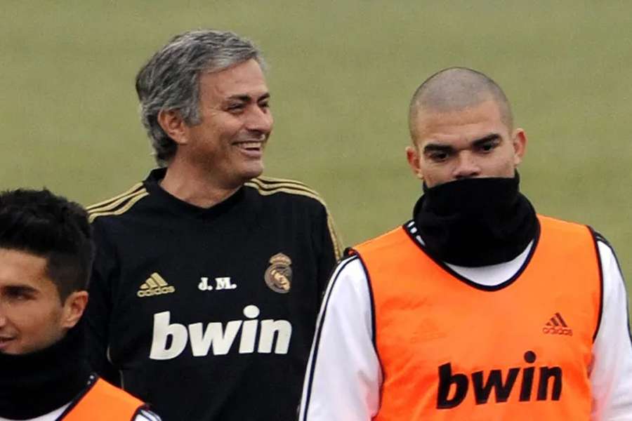 Pepe, con Mou