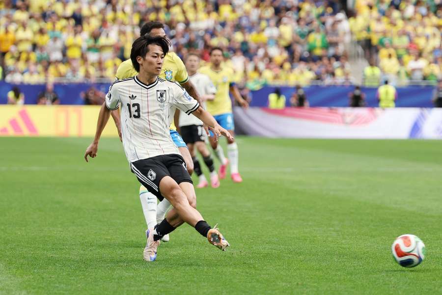 Nakamura com a seleção do Japão Nakamura com a seleção do Japão
