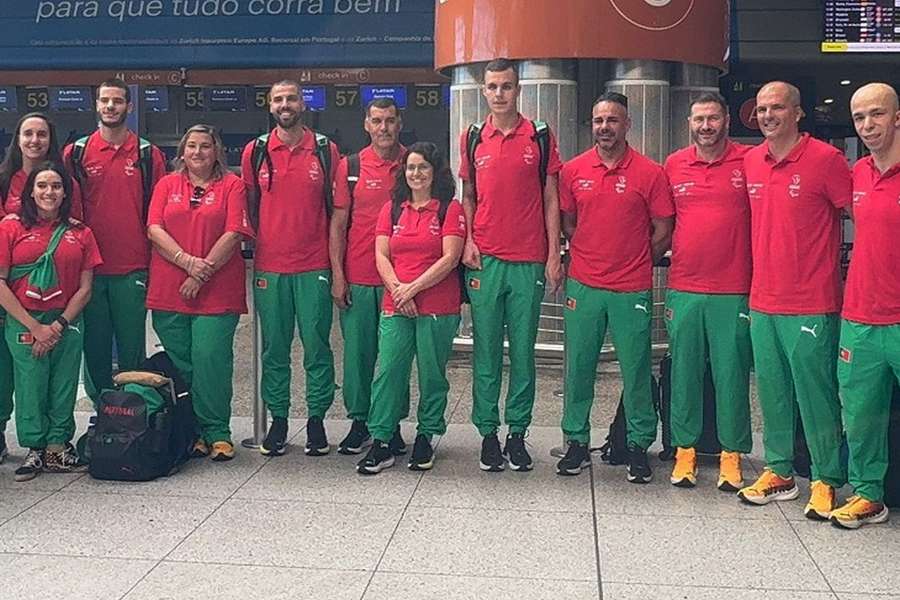 A comitiva portuguesa para os Mundiais de natação paralímpica
