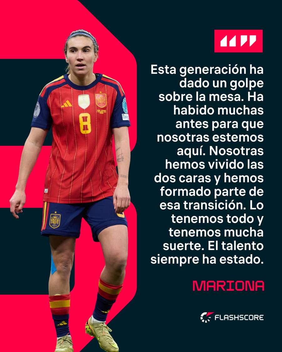 Las declaraciones de Mariona