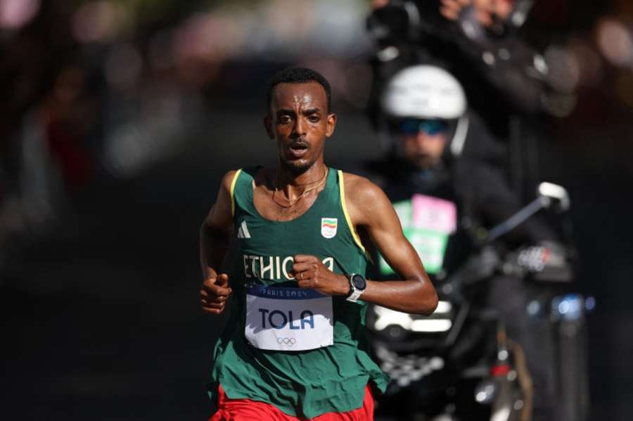 Tamirat Tola became the first Ethiopian winner of the Olympic men's marathon in 24 years