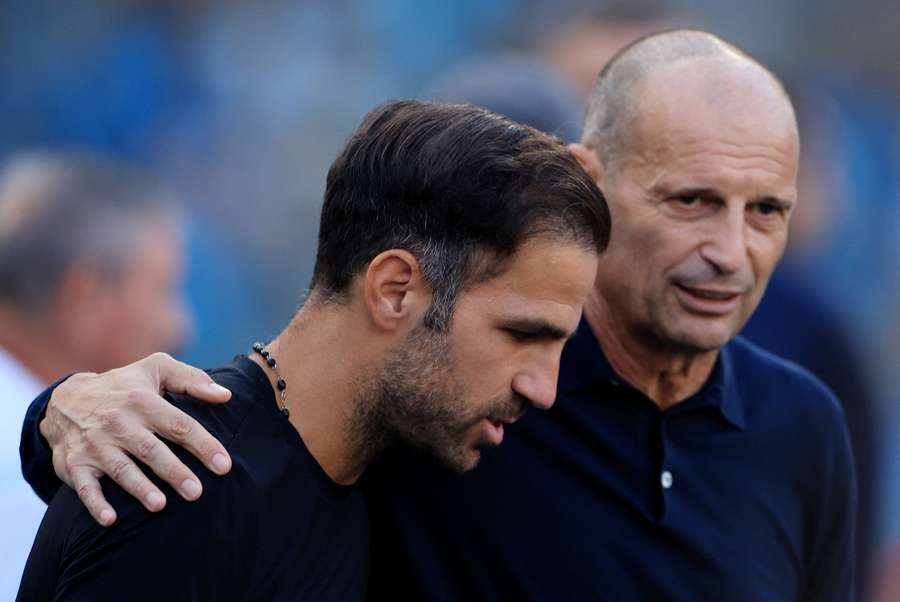 Allegri e Fabregas Allegri e Fabregas