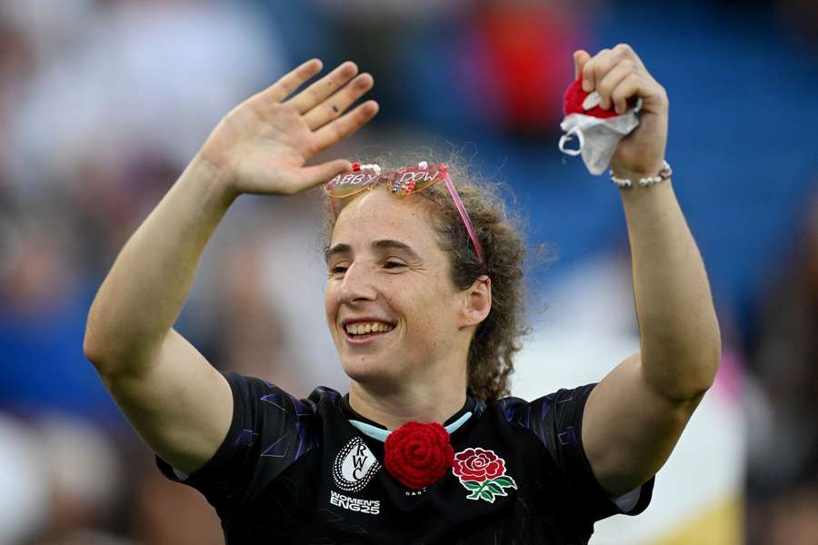 Abby Dow helped England to Rugby World Cup glory earlier this year