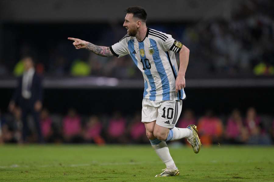 Messi com a Argentina