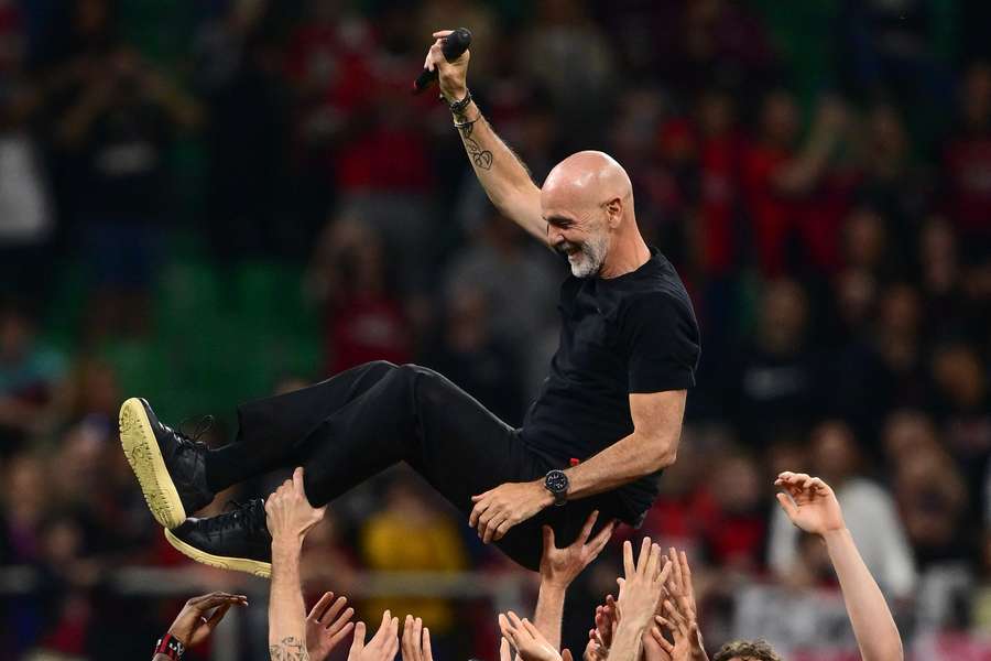 Stefano Pioli won the title with AC Milan in 2021/2022