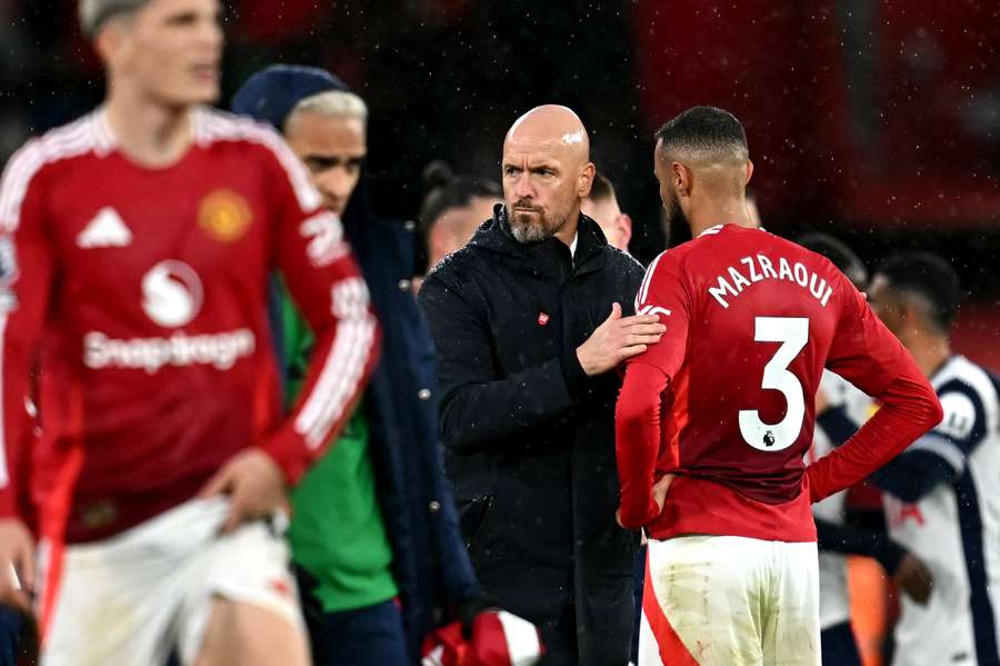 Manchester United manager Erik ten Hag is under pressure