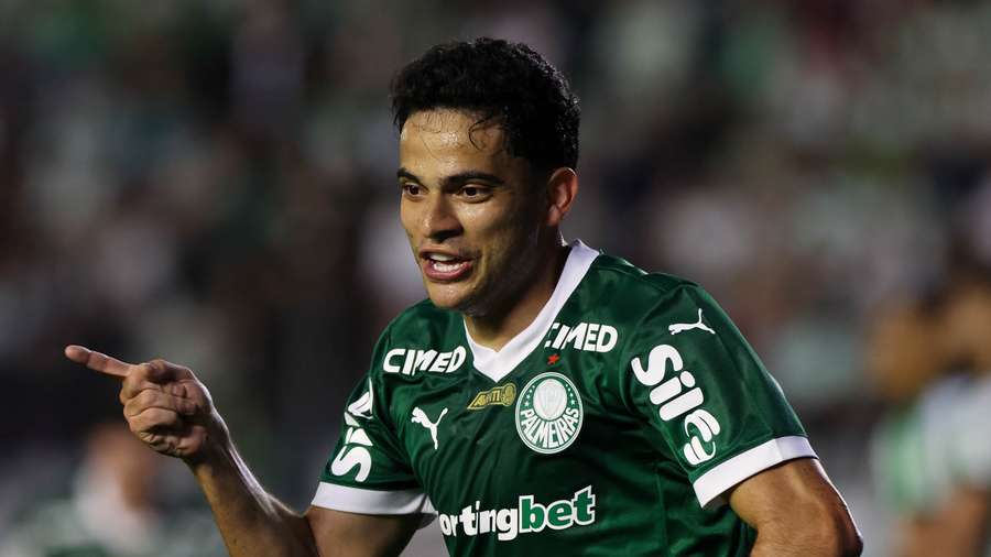 Bruno Rodrigues abriu a contagem para o Palmeiras em Caxias Bruno Rodrigues abriu a contagem para o Palmeiras em Caxias