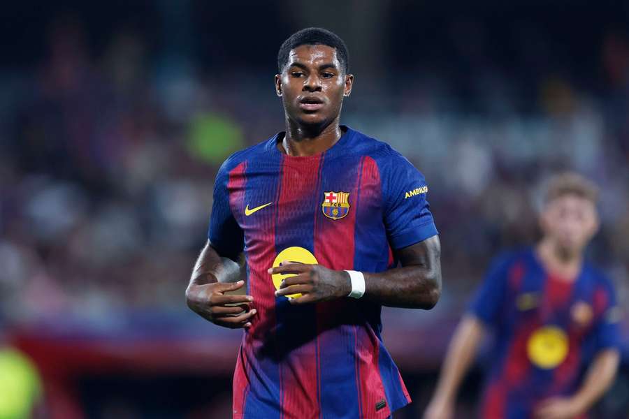 Marcus Rashford ao serviço do Barcelona