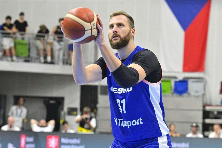 Martin Kříž při utkání s Norskem. Martin Kříž při utkání s Norskem.