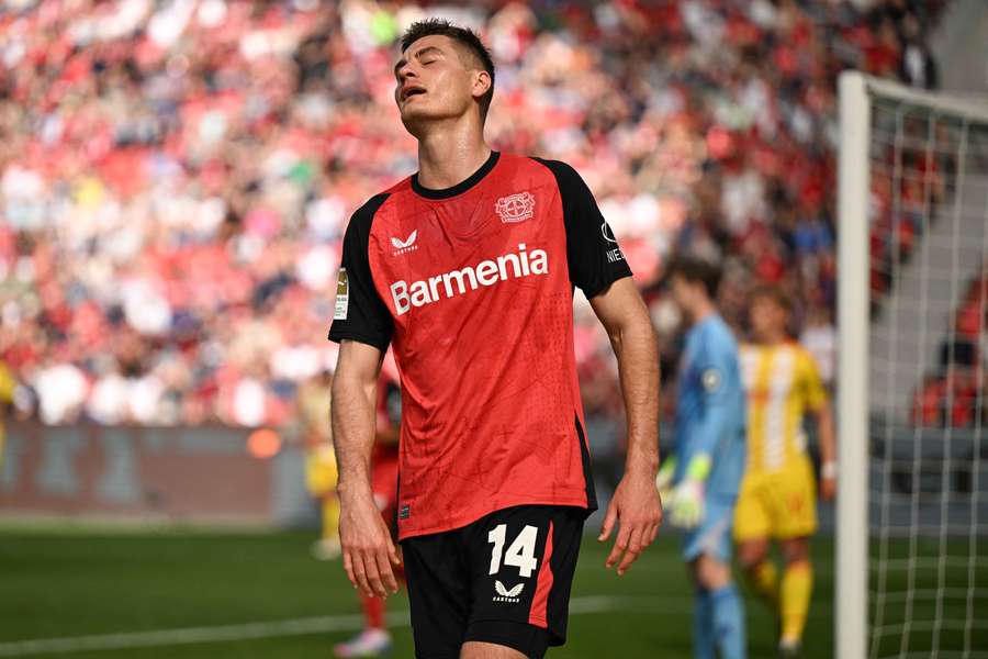 Patrick Schick durante Bayer Leverkusen-Union Berlino