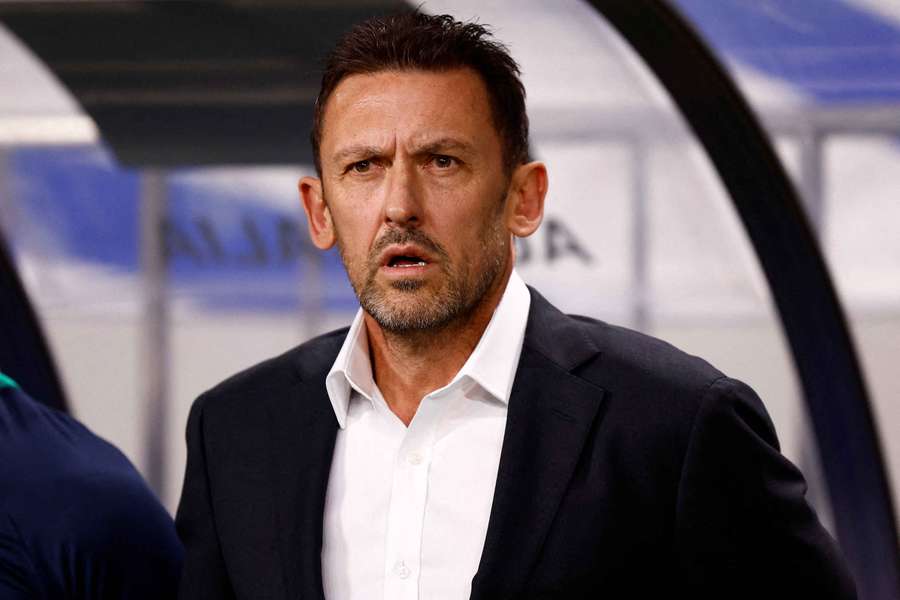 Popovic, en un partido con Australia Popovic, en un partido con Australia