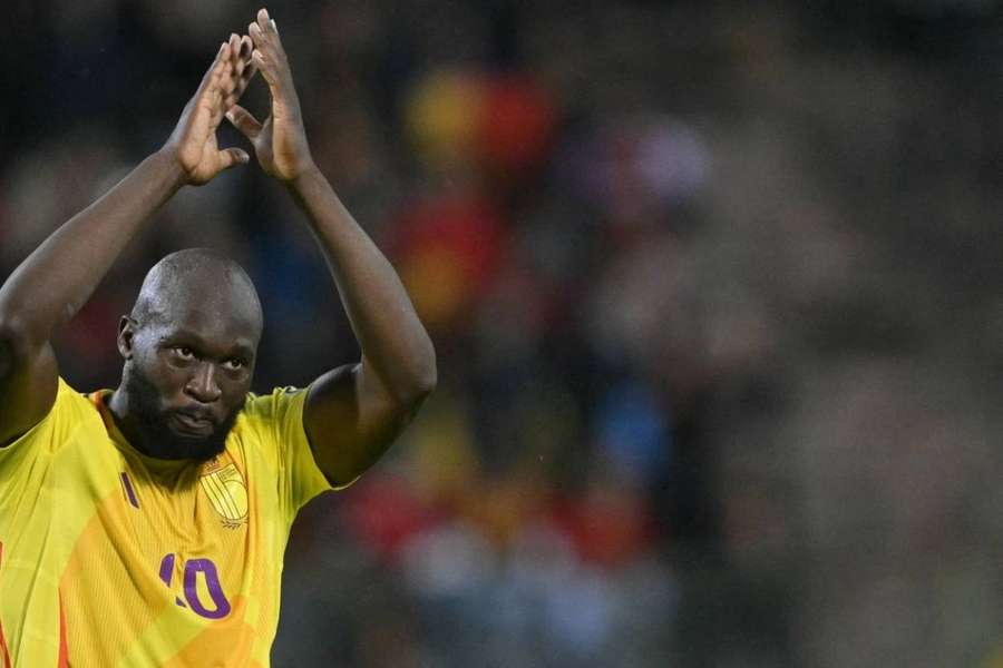 Lukaku v reprezentačním dresu.